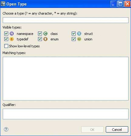 Go to type